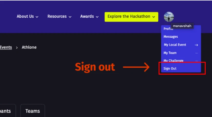 Profile page screenshot